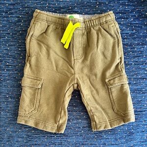 Mini Boden Olive Shorts with Neon Yellow Drawstring durable size 9